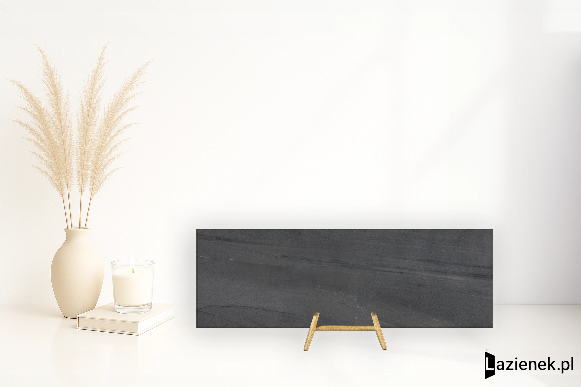 Graniti Fiandre Pietra Di Basalto Active Nero antybakteryjna 100x300 cm gr. 6 mm - płytka rektyfikowana / IAS310223M6